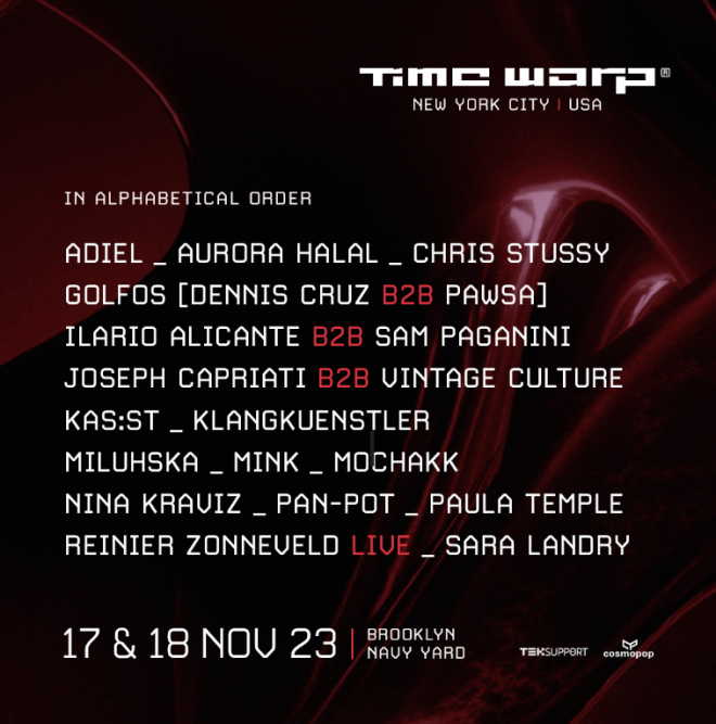 Time Warp anuncia el lineup de su sexta edición en EE.UU.